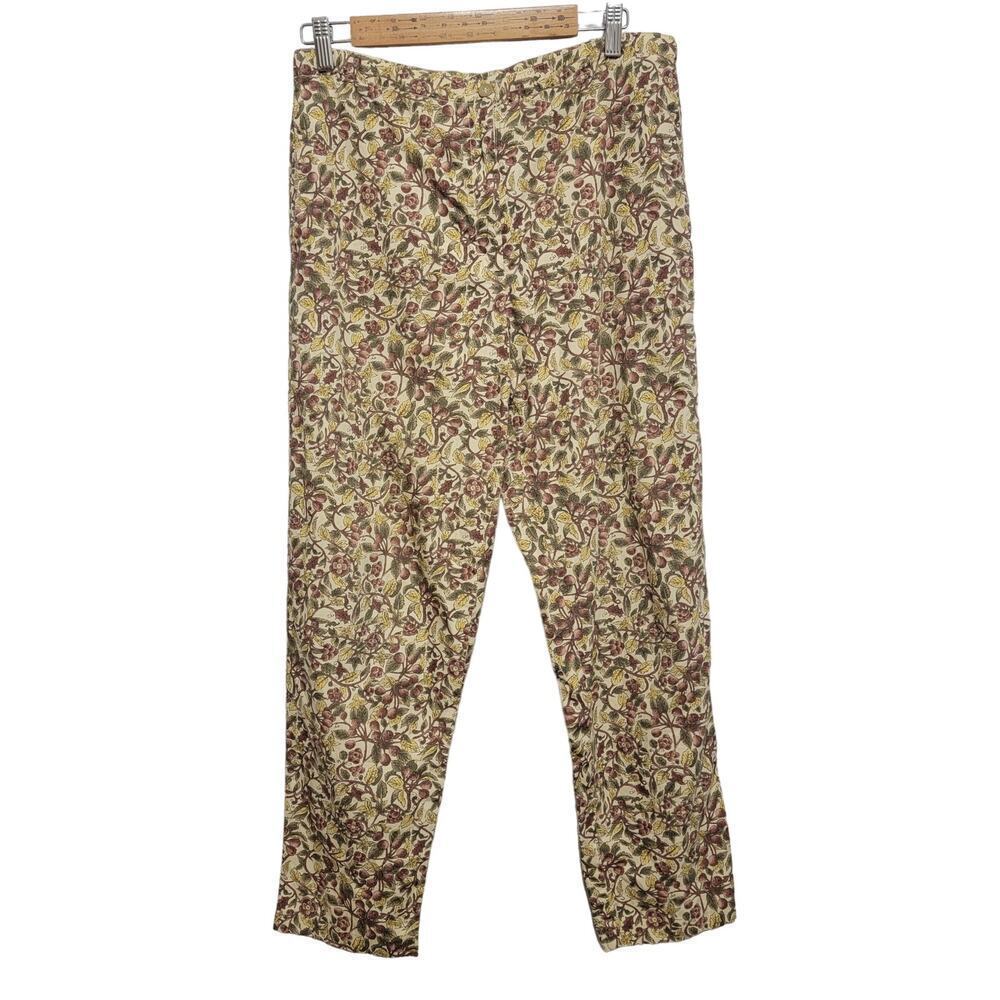 J Crew Patterned Flat Front Casual Pants